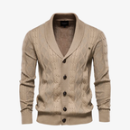 Heidelberg Premium Strick-Cardigan mit Schalkragen