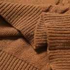 Engadin Rollkragenpullover mit Zopfmuster