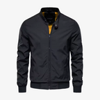 Basel Core-Bomberjacke mit Kontrastfutter und Stehkragen