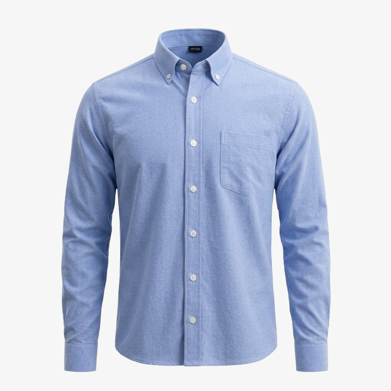 Flensburg Weiches Flanellhemd mit Button-Down-Kragen