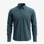 Flensburg Weiches Flanellhemd mit Button-Down-Kragen